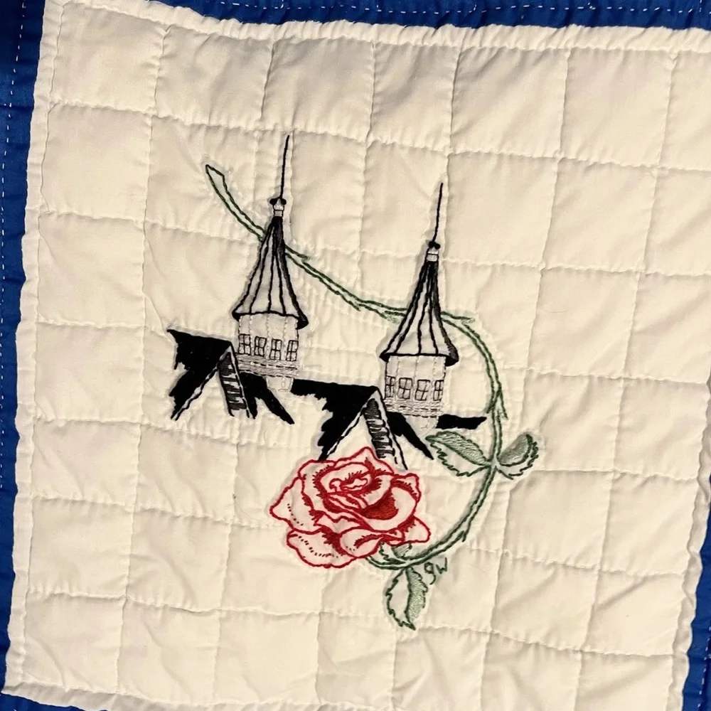 Quilt vintage 1985 Alice McDonald Unique Commemorative Present Kentucky Educate‎